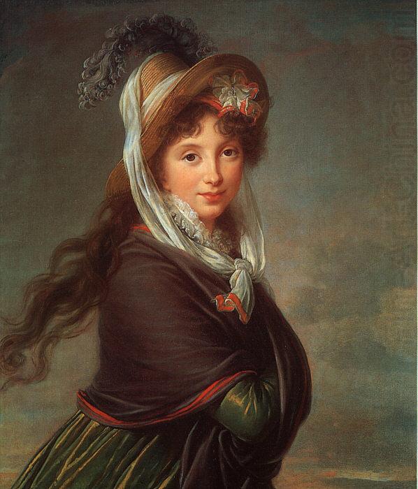 Portrait of a Young Woman-p, Elisabeth LouiseVigee Lebrun